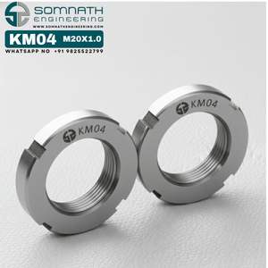 ตัวล็อค KM04น๊อตตัวล็อกเพลาแบบเมตริกที่แม่นยำ M20X1.0สำหรับยึดสเตนเลสสตีล - Product Image 1