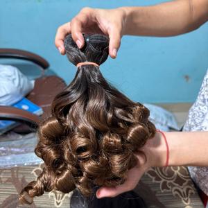 Extensions de cheveux humains en mèches de cheveux indiens bouclés pour bébé, cuticules alignées, cheveux vierges non traités, fournisseur de cheveux - Product Image 4