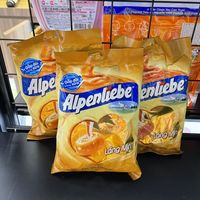 Échantillon gratuit Alpenlieb bonbons durs saveur lait caramel 115.5g fournisseur de produits de confiserie bonbons au lait caramen bonbons à la crème