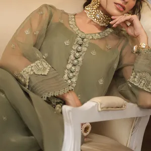 Phụ Nữ Partywear Giản Dị Và Cô Dâu Mặc Thiết Kế Dresses Từ Pakistan 2023 Fancy Trang Phục Ấn Độ Và Pakistan Phong Cách Thiết Kế