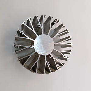 Disipadores de calor anodizados de perfil de aluminio para proyector Led Faro Led Disipador de calor de perfil de aluminio - Product Image 1