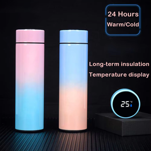 Design a doppia parete pallone sottovuoto in acciaio inox Sport all'aperto Led intelligente bottiglia di acqua intelligente con promemoria per bere acqua - Product Image 5