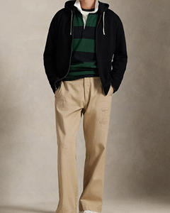 Sweat à capuche pour homme, tendance, nouveau, respirant, léger, chaud, vente en gros, streetwear d'hiver doux, coupe décontractée, fermeture éclair - Product Image 3