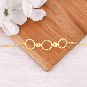Pulsera Ajustable Abierta de Latón Chapado en Oro Amarillo, Diseño Original Simple, Joyería, Regalos, Fabricante Mayorista Personalizado - Product Image 5