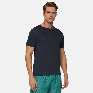 Camiseta Básica de Algodón Bella para Hombre, Cuello Redondo, Manga Corta, Corte Regular - Product Image 5