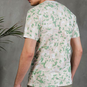 Nueva camiseta informal deportiva con estampado de gimnasio para hombre, ropa ajustada de bambú personalizada - Product Image 4