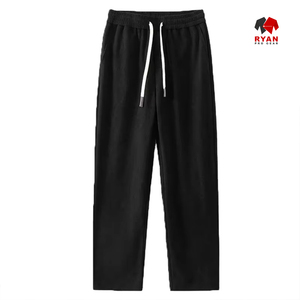 Pantalon de survêtement décontracté léger taille moyenne délavé à l'acide sport Fitness séchage rapide respirant écologique fermeture à cordon hommes - Product Image 4