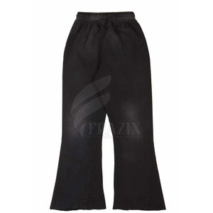 <b>Plus</b> <b>Size</b> Custom Logo Outdoor Use Flared Sweat Pants for Men Custom Sportswear Men Flared Sweat Pants - Product Image 3