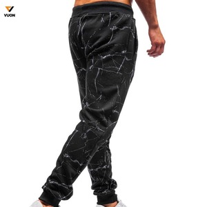 New Printed Black Men Quick Dry Pants Running Mid Waist Gym Sports Autumn Winter Training Jogging Breathable Workout - Product Image 3