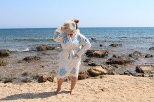 Peignoir à capuche en coton turc de bonne qualité séchage rapide à manches longues peignoir doux femmes hommes enfants taille Option maison plage Spa - Product Image 2