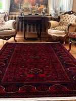 Angepasst für Wohnzimmer bereich Teppich hoch Antik hand gefertigt rot & schwarz Hand Oushak für Gebets läufer Home Area Boden teppiche Sets