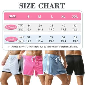 Pantalones cortos para hombre 2025, pantalones cortos informales para hombre, pantalones cortos de salón holgados de moda transpirables de malla, ropa deportiva, pantalones de Fitness - Product Image 6