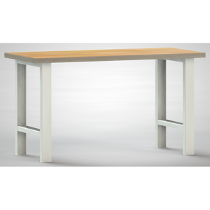Banco da lavoro smontato tavolo di montaggio tavolo da lavoro 1600x800x840 mm LxTxH misura speciale - Product Image 3