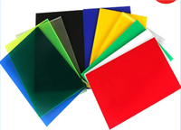 Feuilles acryliques transparentes de haute qualité traitement de coupe personnalisé disponible pour les projets de bricolage artisanat feuilles de plastique colorées transparentes