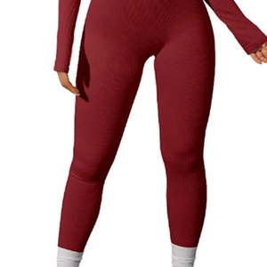 High Quality Custom Colors Half Zipper One Piece Playsuit For Women's Custom new Design Casual <b>Gym</b> Yoga <b>Bodysuit</b> For Ladies 2026 - Product Image 6