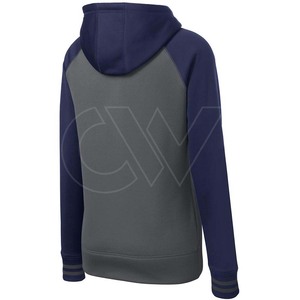 Sudadera con capucha de Invierno para mujer al por mayor sudadera de gimnasio con logotipo frontal liso y cremallera - Product Image 5