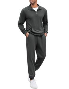 Conjunto Deportivo de Chándal Liso para Sublimación al por Mayor de Alta Calidad 2026, Ropa Deportiva para Hombre, Sudadera con Capucha y Pantalones de Chándal - Product Image 6