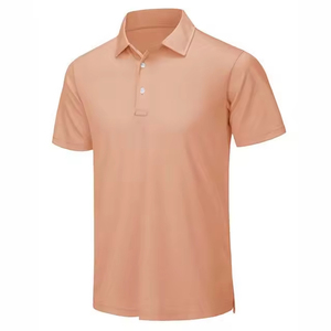 เสื้อโปโลแขนสั้นผู้ชายผ้าฝ้ายระบายอากาศได้ดี - Product Image 1