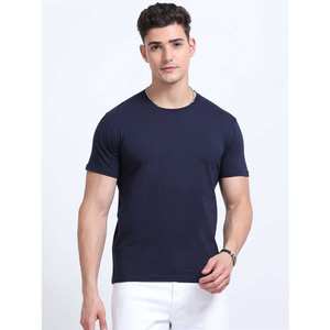 Camiseta de Algodón Suave y Transpirable para Hombre, Informal, Cómoda para el Día a Día, al Precio Más Bajo de la India - Product Image 4
