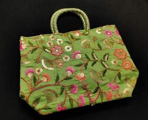 Lo último indio hecho a mano elegante bordado hermoso elefante bolsa Potlis bolsas de joyería bolsas con cordón bolsos para regalos - Product Image 3