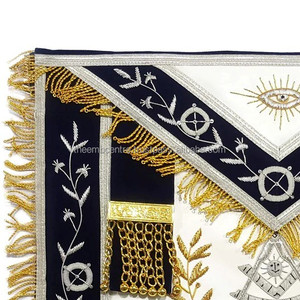 ผ้ากันเปื้อน เครื่องประดับพิธีกรรม ปลอกคอ และสายสะพายแบบเมสัน พร้อมโลโก้สั่งทำ ปักลายคุณภาพสูง ผู้ผลิตขายส่งอุปกรณ์พิธีการ - Product Image 6