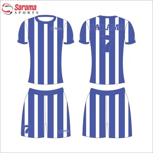 Pakistan Wholesale Custom <b>Heat</b>-Transfer Printed 100% Polyester Crew Neck Soccer Jersey Kit with Front/<b>Back</b> Logo - Product Image 4