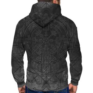 Sweat-shirt zippé à capuche unisexe en polaire de haute qualité, taille personnalisée, sublimation de logo personnalisé, vêtements d'hiver écologiques à séchage rapide - Product Image 4