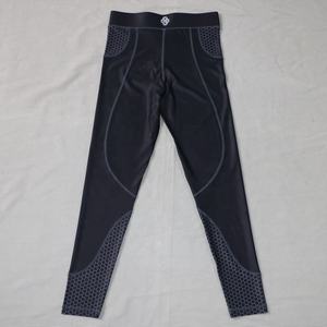 Casual patrón sólido BJJ No Gi Spats Yoga Leggings cierre de cordón transpirable Regular High Rise Thin Spats para la temporada de invierno - Product Image 2