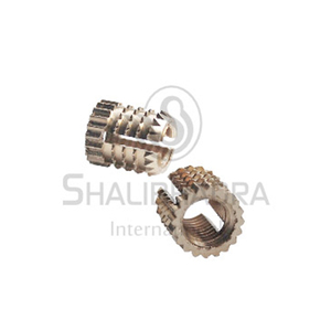 Inserts à têtes multiples en laiton de haute qualité Inserts d'expansion barbelés Finition polie Achat direct auprès d'un fabricant indien - Product Image 3