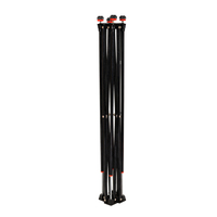 Support de jeu de carrom pliable en acier compact, réglable en hauteur pour une utilisation en intérieur et en extérieur, facile à assembler