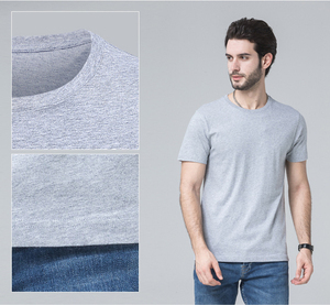 Camiseta informal transpirable de poliéster/algodón ajustada con etiqueta privada para hombre con diseño personalizado - Product Image 3