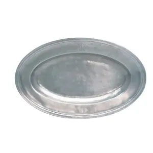 Bandeja de servicio decorativa de decoración de forma rectangular de aluminio de diseño moderno y único personalizable en textura dorada al por mayor - Product Image 3