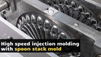 Fabricant de moules d'injection pour couverts jetables en plastique (fourchettes, cuillères)