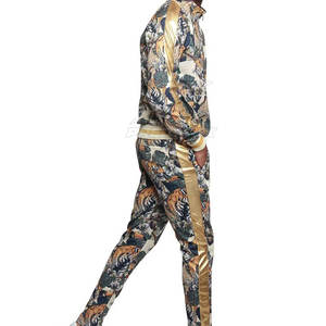 Best Quality Customized Sublimation 100% Cotton Men's Tracksuits Sets Latest Design Full <b>Sleeves</b> Quick Dry & Breathable - Product Image 5