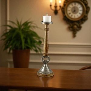 Elegant Metal Candle <b>Holder</b> For Home Living Room And Wedding Party Decoration With Chic Design - Product Image 1