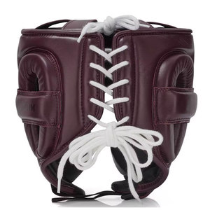 Protector de cabeza de cuero genuino de alta calidad 2025 Protector de cabeza de entrenamiento MMA Protector de cabeza más vendido - Product Image 2