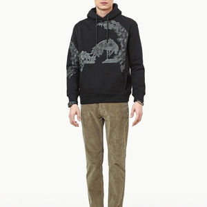 New Fashion Casual Winter <b>Men's</b> Windproof Embroidered Eco-Friendly Pullover <b>Hoodie</b> Custom Regular Fit Cotton Fleece Breathable - Product Image 2