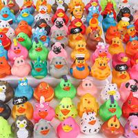 Vente en gros Mini Canard en caoutchouc Jouet de bain flottant personnalisé pour enfants avec logo et son Cadeau promotionnel en plastique pour bébés
