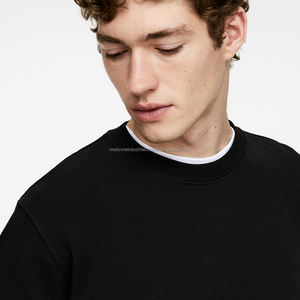 High Quality Winter Embroidered Casual Hooded Men's Heavyweight Cotton Customizable Loose Fit Hoodie Double <b>Line</b> Chest Design - Product Image 5