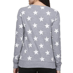 Sweat-shirt d'hiver personnalisé pour femme, à capuche et demi-zip, en molleton avec logo frontal – Style streetwear court 100 % coton - Product Image 2
