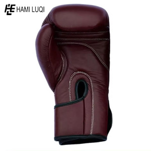 Precisionpro ถุงมือชกมวยมืออาชีพปรับแต่งได้ปรับแต่งได้หนัง PU แท้สำหรับการฝึกมวยไทยโลโก้เฉพาะบุคคล - Product Image 4