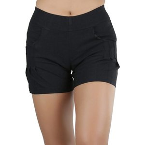 Pantalones cortos de secado rápido de cintura alta para mujer con tecnología de estiramiento de 4 vías para actividades diarias y deportivas - Product Image 2