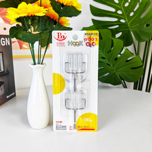 2 cái chống gỉ thép không gỉ dính móc cho tường nhà tổ chức tái sử dụng có thể tháo rời phòng tắm tủ quần áo làm sạch đồ trang sức - Product Image 2