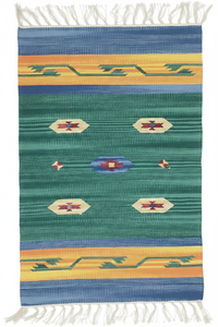 Cotton Modern Pattern Industrial Reversible Foldable Plush Woven Washable Area <b>Rugs</b> Sets for Home <b>Camping</b> Outdoor Use Mangalick - Product Image 5