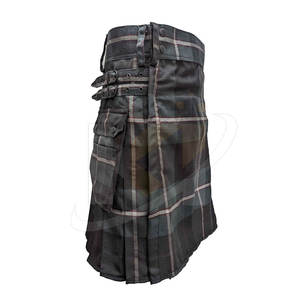 Prix de gros Kilts de tartan décontractés pour hommes à l'extérieur Kilts de tartan légers surdimensionnés avec logo personnalisé pour hommes - Product Image 3