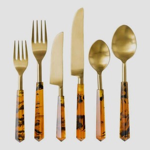 Luxury Kitchen Flatware Spoon Fork Set <b>Stainless</b> <b>Steel</b> <b>Cutlery</b> Silverware Tableware Simplicity Spoon Knife Fork <b>Cutlery</b> Set - Product Image 4