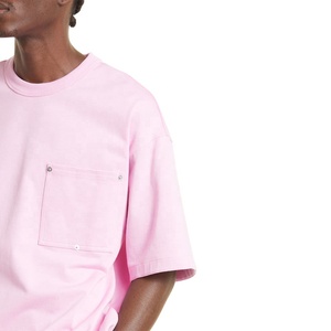 เสื้อยืดทรงหลวมสำหรับผู้ชาย,เสื้อยืดแขนสั้นแบบกำหนดเองสำหรับกลางแจ้งในฤดูร้อนเสื้อยืดขนาดใหญ่พิเศษออกแบบโลโก้และออกแบบได้ตามต้องการ - Product Image 2