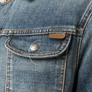 Veste en jean pour hommes fabriquée au Pakistan dernière conception prix raisonnable vêtements pour jeunes vestes en jean pour hommes - Product Image 5