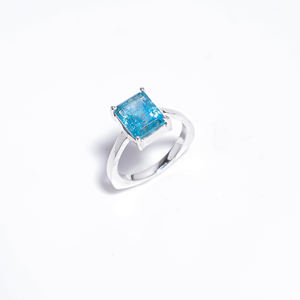 แหวนพลอยไคยาไนต์925เงินสเตอร์ลิงสีส้มทำด้วยมือของเด็กผู้หญิงเครื่องประดับเงิน925แฟชั่นเครื่องประดับออกแบบได้ตามต้องการ - Product Image 6