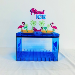 Factory acrylic juice bottle <b>shelf</b>/ liquid locking display <b>stand</b> / bottle display cabinet - Product Image 4